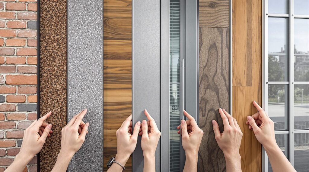 revêtements de façade pour le commerce