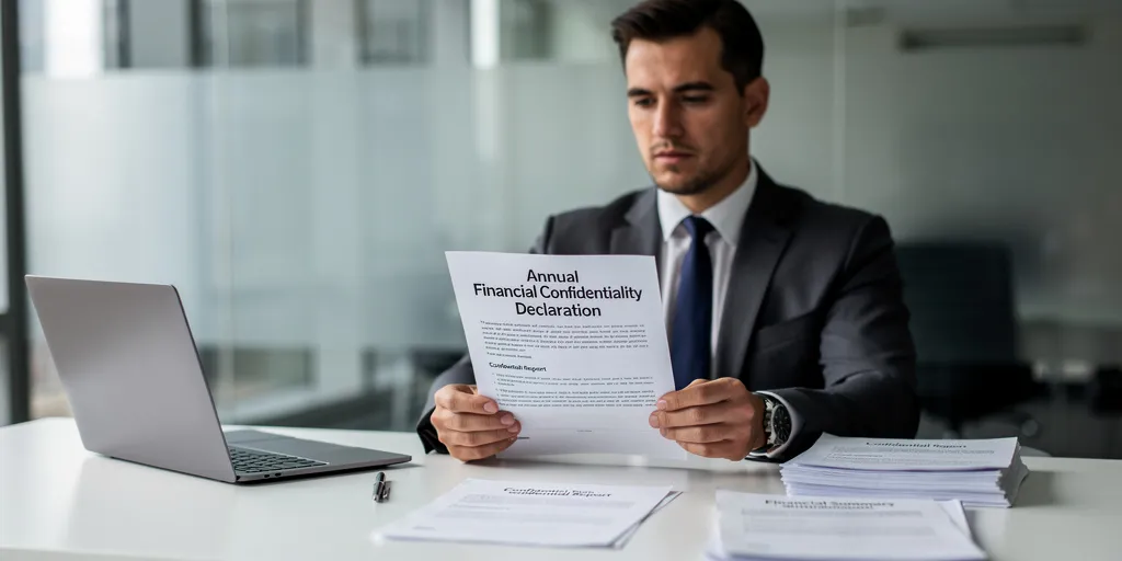 d2claration de confidentialit2 des comptes annuels