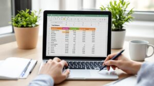 tableau encaissement décaissement excel