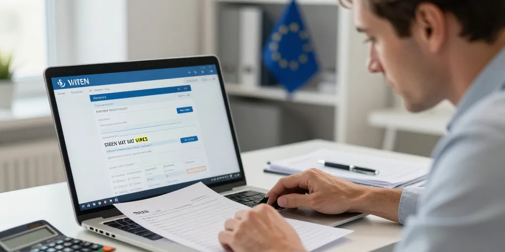 calcul numéro tva intracommunautaire