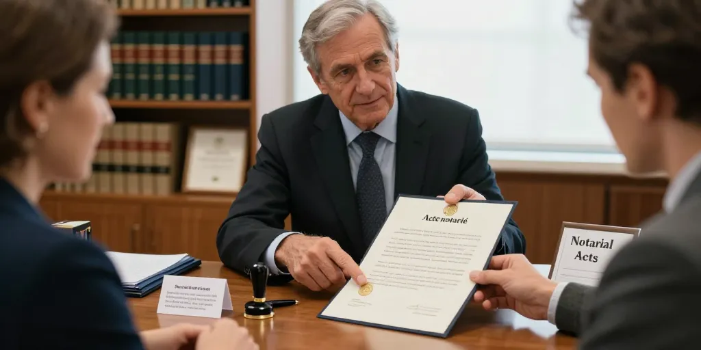 actes notariés ou notariaux