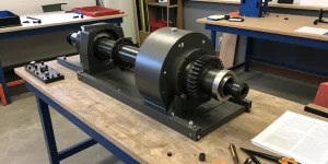 Comment configurer un treuil manuel à vis sans fin pour une installation industrielle ?