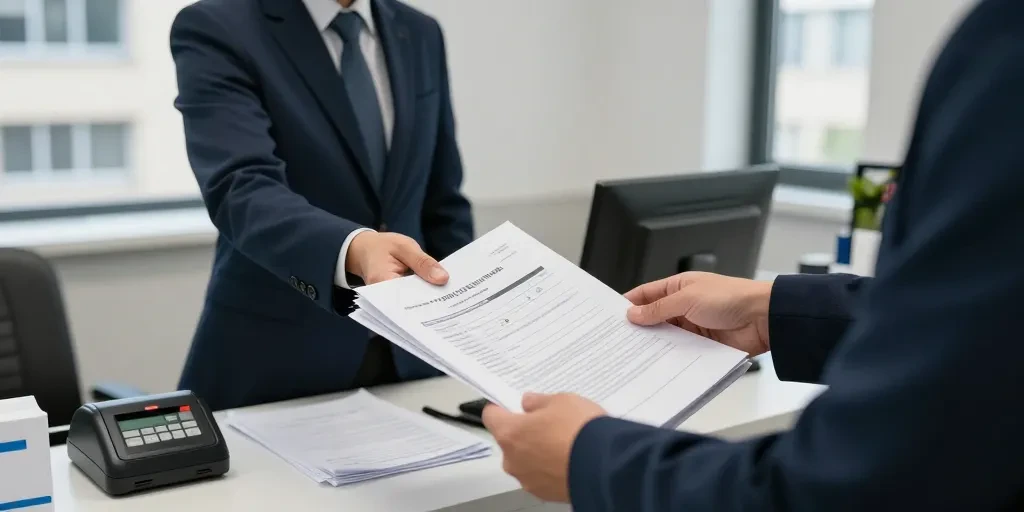 coursier pour transport urgent de document